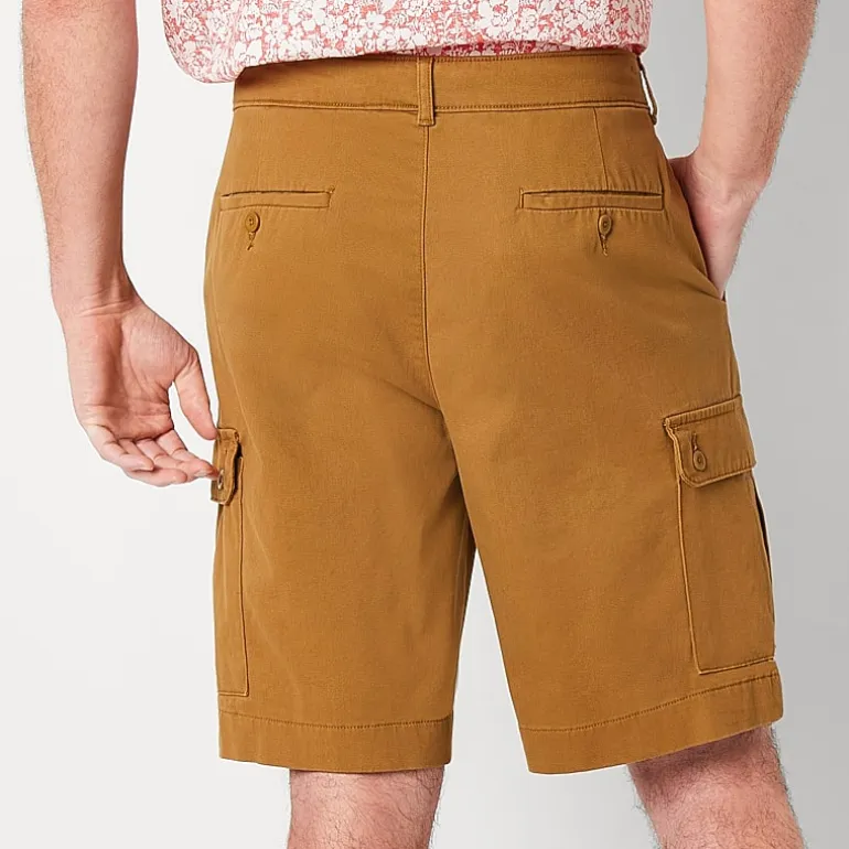 St. John's Bay Mens 10" Stretch Fabric Cargo Short