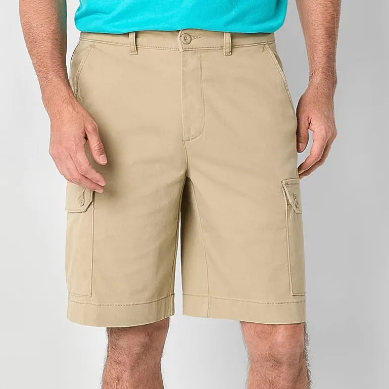 St. John's Bay Mens 10" Stretch Fabric Cargo Short