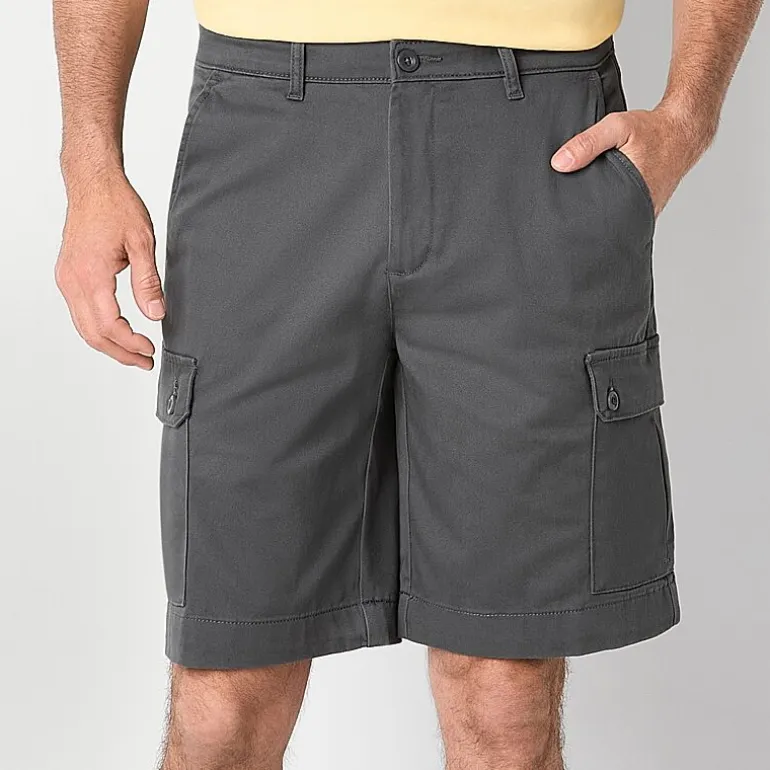 St. John's Bay Mens 10" Stretch Fabric Cargo Short