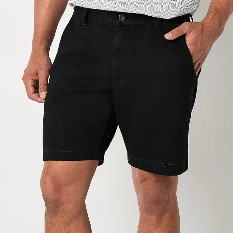St. John's Bay Mens 9" Stretch Fabric Chino Short