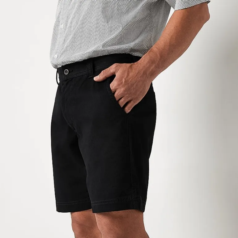 St. John's Bay Mens 9" Stretch Fabric Chino Short