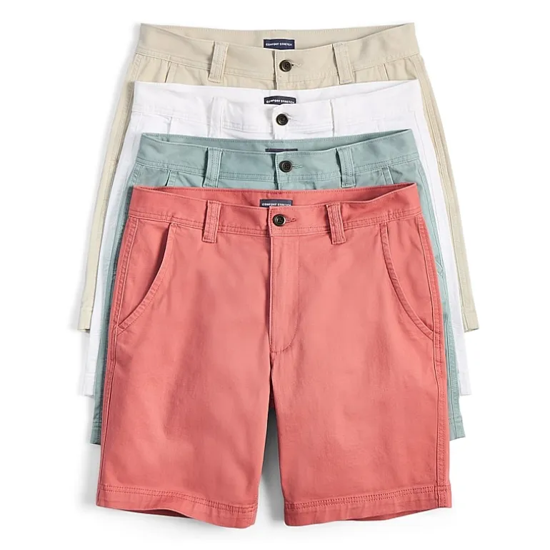 St. John's Bay Mens 9" Stretch Fabric Chino Short