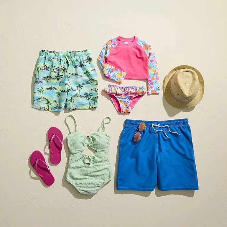 St. John's Bay Mens 7" Swim Trunks