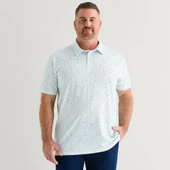 St. John's Bay Performance Big and Tall Mens Classic Fit Short Sleeve Polo Shirt