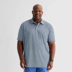 St. John's Bay Performance Big and Tall Mens Classic Fit Short Sleeve Polo Shirt