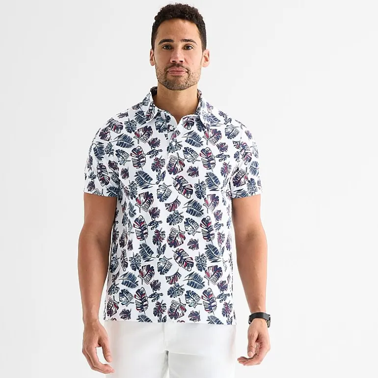 St. John's Bay Performance Mens Classic Fit Short Sleeve Polo Shirt