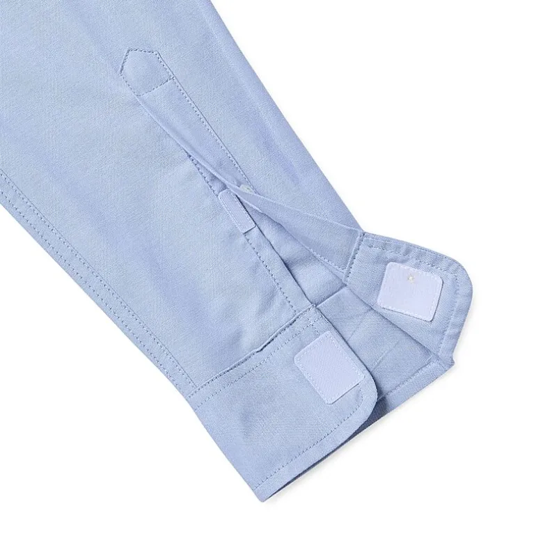 St. John's Bay Performance Oxford Dexterity Mens Easy-on + Easy-off Long Sleeve Classic Fit Button-Down Shirt