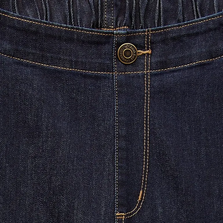 St. John's Bay Plus Adaptive "Seated" Womens Mid Rise Straight Leg Jean