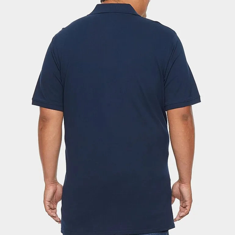 St. John's Bay Premium Stretch Big and Tall Mens Classic Fit Short Sleeve Polo Shirt