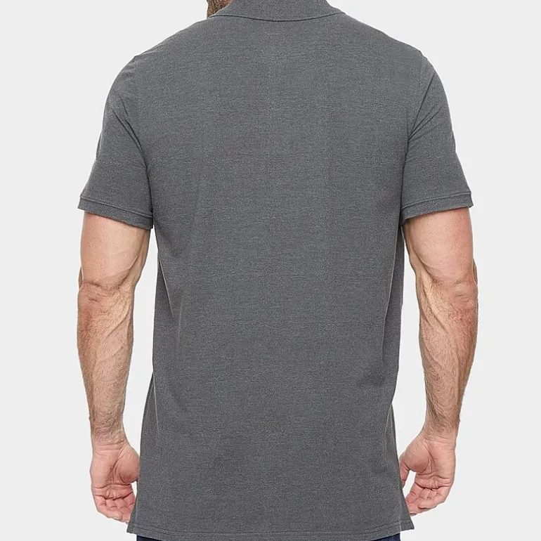 St. John's Bay Premium Stretch Big and Tall Mens Classic Fit Short Sleeve Polo Shirt