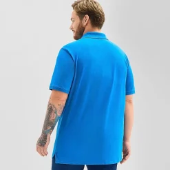 St. John's Bay Premium Stretch Big and Tall Mens Classic Fit Short Sleeve Polo Shirt