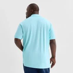 St. John's Bay Premium Stretch Big and Tall Mens Classic Fit Short Sleeve Polo Shirt