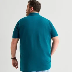 St. John's Bay Premium Stretch Big and Tall Mens Classic Fit Short Sleeve Polo Shirt