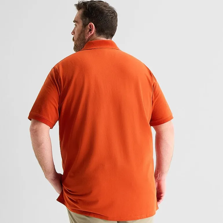 St. John's Bay Premium Stretch Big and Tall Mens Classic Fit Short Sleeve Polo Shirt