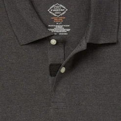 St. John's Bay Premium Stretch Big and Tall Mens Classic Fit Easy-on + Easy-off Adaptive Short Sleeve Polo Shirt