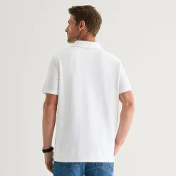 St. John's Bay Premium Stretch Mens Classic Fit Short Sleeve Polo Shirt