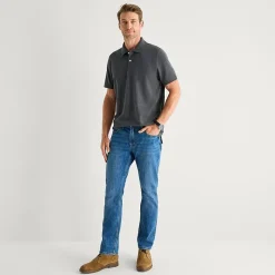 St. John's Bay Premium Stretch Mens Classic Fit Short Sleeve Polo Shirt