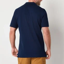 St. John's Bay Premium Stretch Mens Classic Fit Short Sleeve Polo Shirt