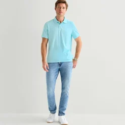 St. John's Bay Premium Stretch Mens Slim Fit Short Sleeve Polo Shirt
