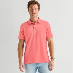 St. John's Bay Premium Stretch Mens Slim Fit Short Sleeve Polo Shirt