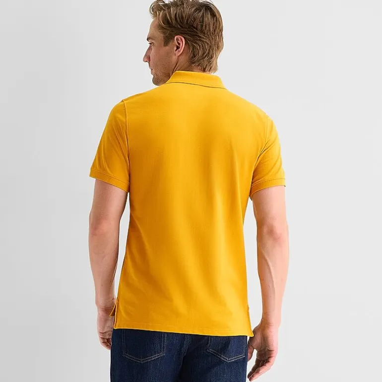 St. John's Bay Premium Stretch Mens Slim Fit Short Sleeve Polo Shirt
