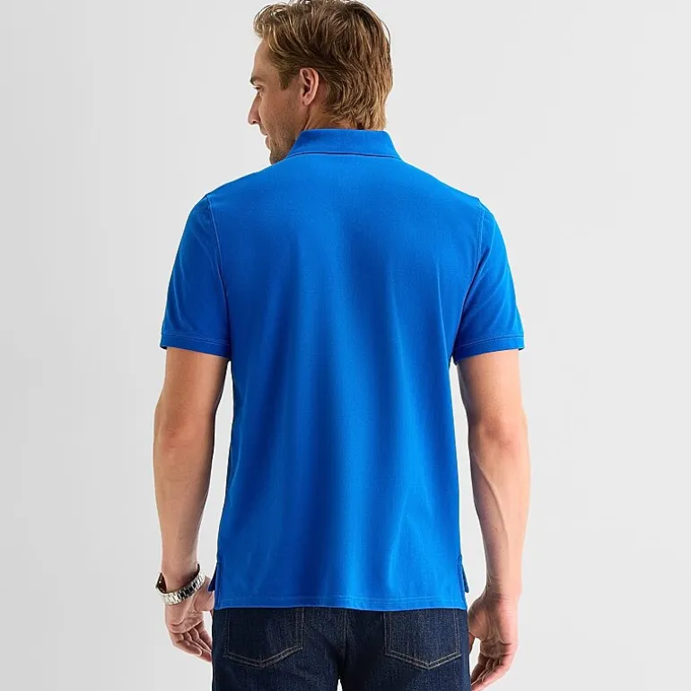St. John's Bay Premium Stretch Mens Slim Fit Short Sleeve Polo Shirt