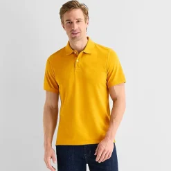 St. John's Bay Premium Stretch Mens Slim Fit Short Sleeve Polo Shirt
