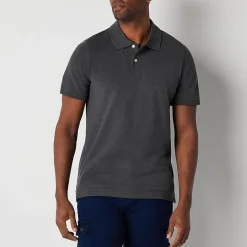 St. John's Bay Premium Stretch Mens Slim Fit Short Sleeve Polo Shirt