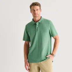 St. John's Bay Premium Stretch Mens Slim Fit Short Sleeve Polo Shirt