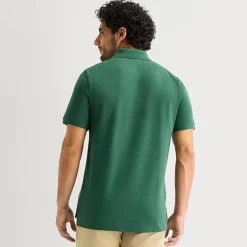 St. John's Bay Premium Stretch Mens Classic Fit Short Sleeve Polo Shirt