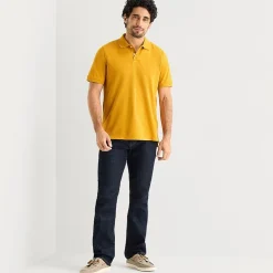 St. John's Bay Premium Stretch Mens Classic Fit Short Sleeve Polo Shirt
