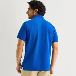 St. John's Bay Premium Stretch Mens Classic Fit Short Sleeve Polo Shirt