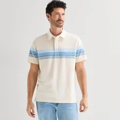 St. John's Bay Rugby Mens Classic Fit Short Sleeve Polo Shirt