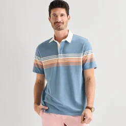 St. John's Bay Rugby Mens Classic Fit Short Sleeve Polo Shirt