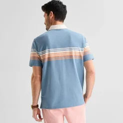 St. John's Bay Rugby Mens Classic Fit Short Sleeve Polo Shirt