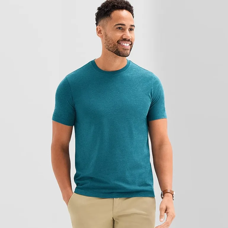 St. John's Bay Super Soft Mens Crew Neck Short Sleeve T-Shirt