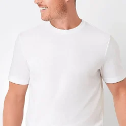 St. John's Bay Super Soft Mens Crew Neck Short Sleeve Stretch Fabric T-Shirt