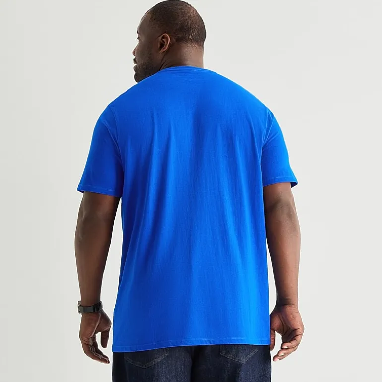 St. John's Bay Super Soft Mens Crew Neck Short Sleeve Quick Dry Big and Tall T-Shirt