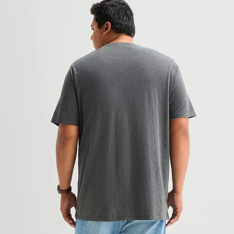 St. John's Bay Super Soft Mens Crew Neck Short Sleeve Quick Dry Big and Tall T-Shirt