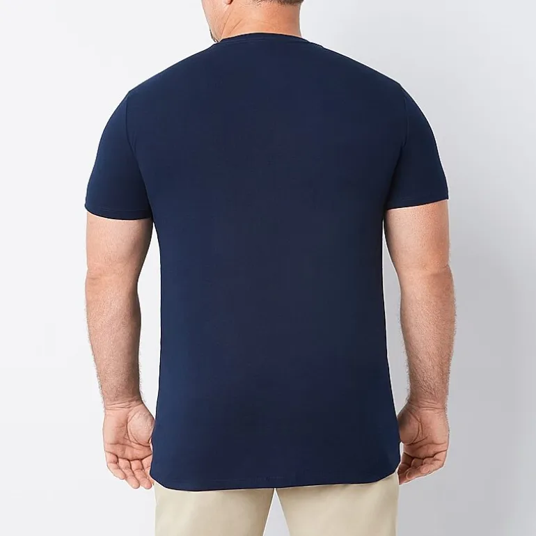 St. John's Bay Super Soft Mens Crew Neck Short Sleeve Quick Dry Big and Tall T-Shirt