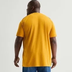 St. John's Bay Super Soft Mens Easy-on + Easy-off Crew Neck Short Sleeve Adaptive Big and Tall T-Shirt