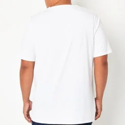 St. John's Bay Super Soft Mens Easy-on + Easy-off Crew Neck Short Sleeve Adaptive Big and Tall T-Shirt