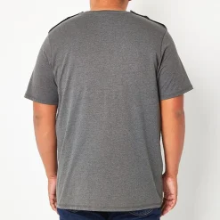 St. John's Bay Super Soft Mens Easy-on + Easy-off Crew Neck Short Sleeve Adaptive Big and Tall T-Shirt