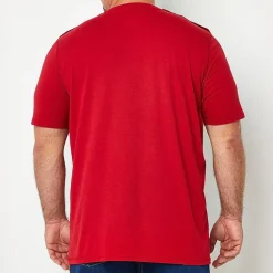 St. John's Bay Super Soft Mens Easy-on + Easy-off Crew Neck Short Sleeve Adaptive Big and Tall T-Shirt
