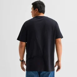 St. John's Bay Super Soft Mens V Neck Short Sleeve Quick Dry Big and Tall T-Shirt