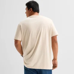 St. John's Bay Super Soft Mens V Neck Short Sleeve Quick Dry Big and Tall T-Shirt