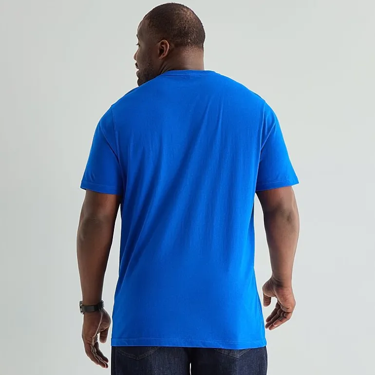 St. John's Bay Super Soft Mens V Neck Short Sleeve Quick Dry Big and Tall T-Shirt