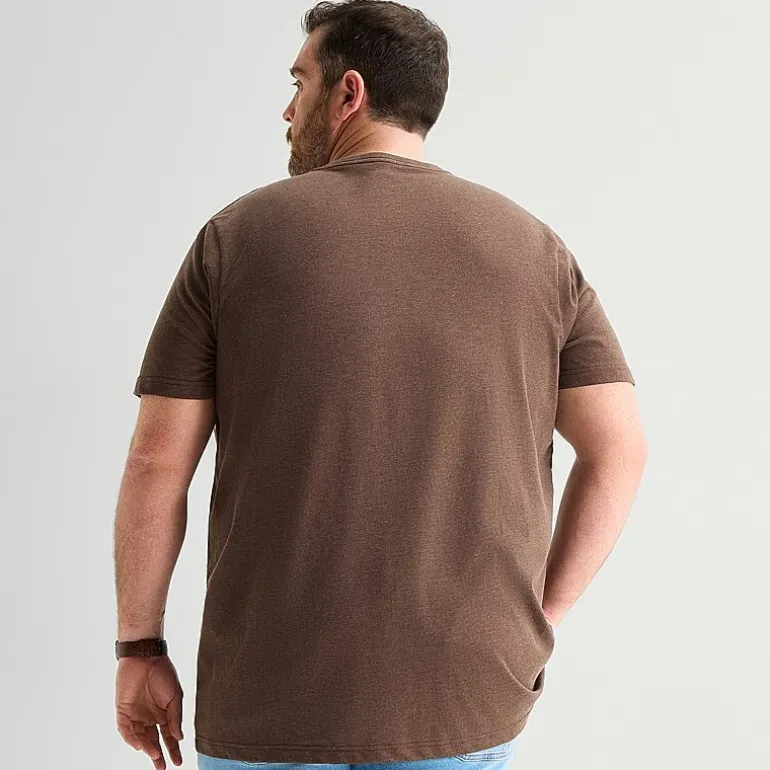 St. John's Bay Super Soft Mens V Neck Short Sleeve Quick Dry Big and Tall T-Shirt