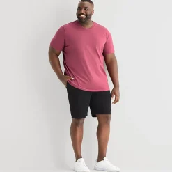 St. John's Bay Super Soft Mens V Neck Short Sleeve Quick Dry Big and Tall T-Shirt