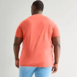 St. John's Bay Super Soft Mens V Neck Short Sleeve Quick Dry Big and Tall T-Shirt